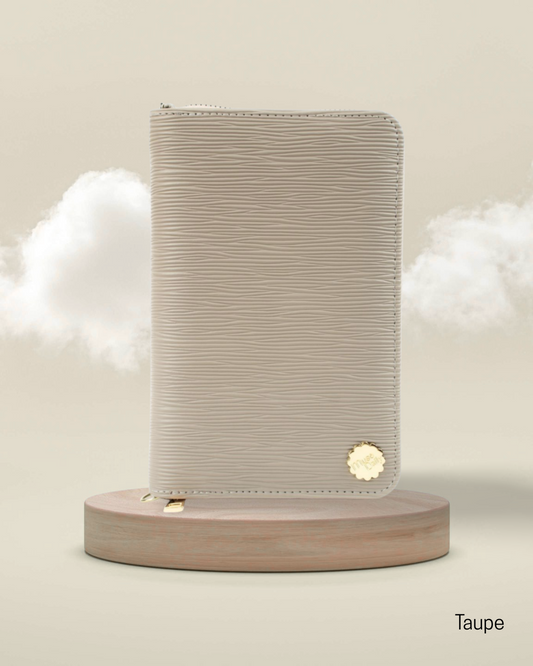 Zippy Wallet- Taupe