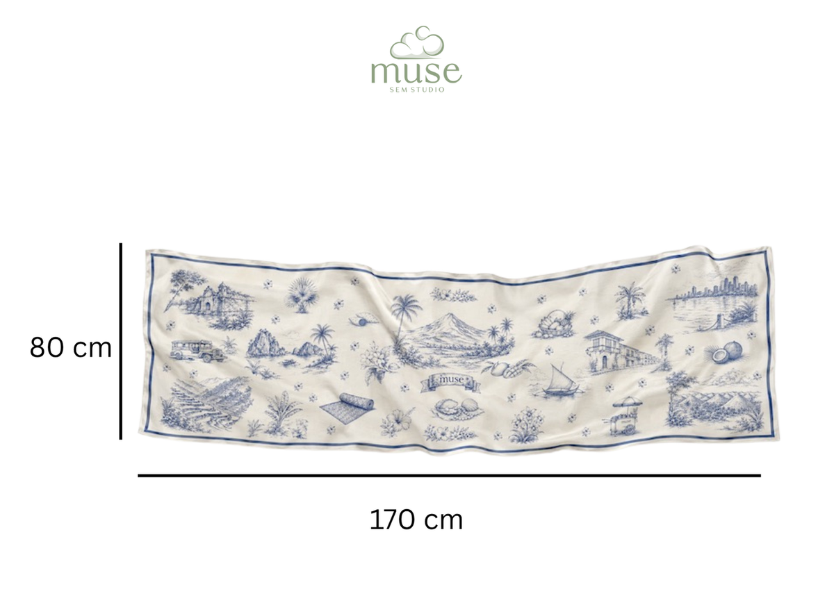 Mithi Toile in Blue