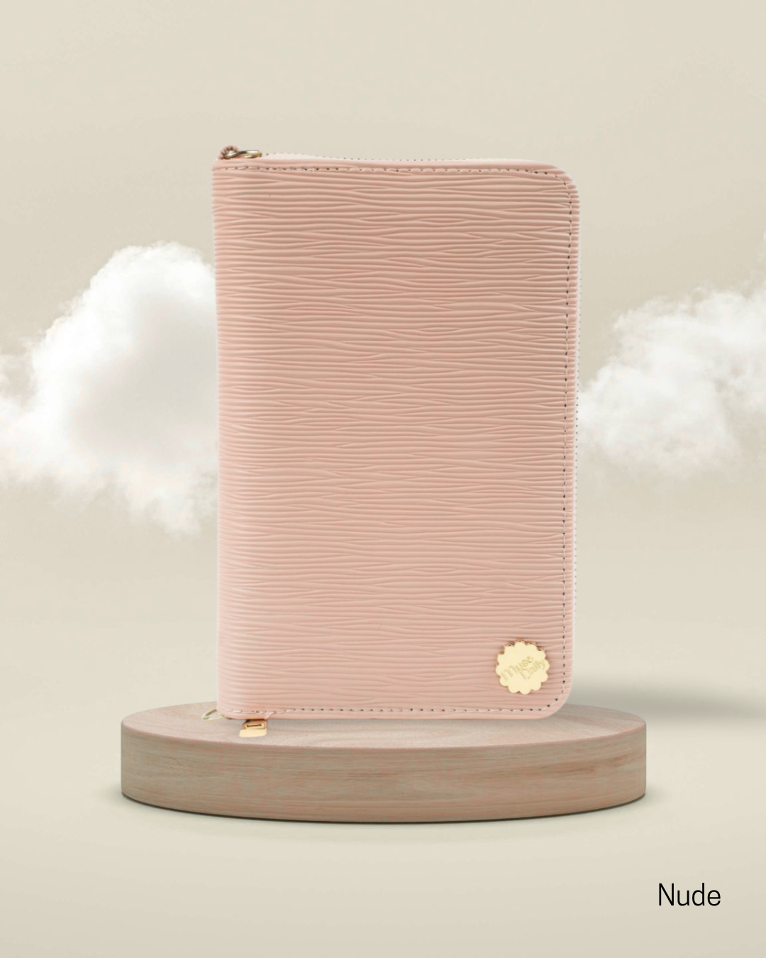 Zippy Wallet- Nude