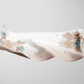 Bloom Shawl Blush and White Ombré