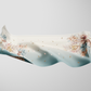 Bloom Shawl Blue and Off White Ombré