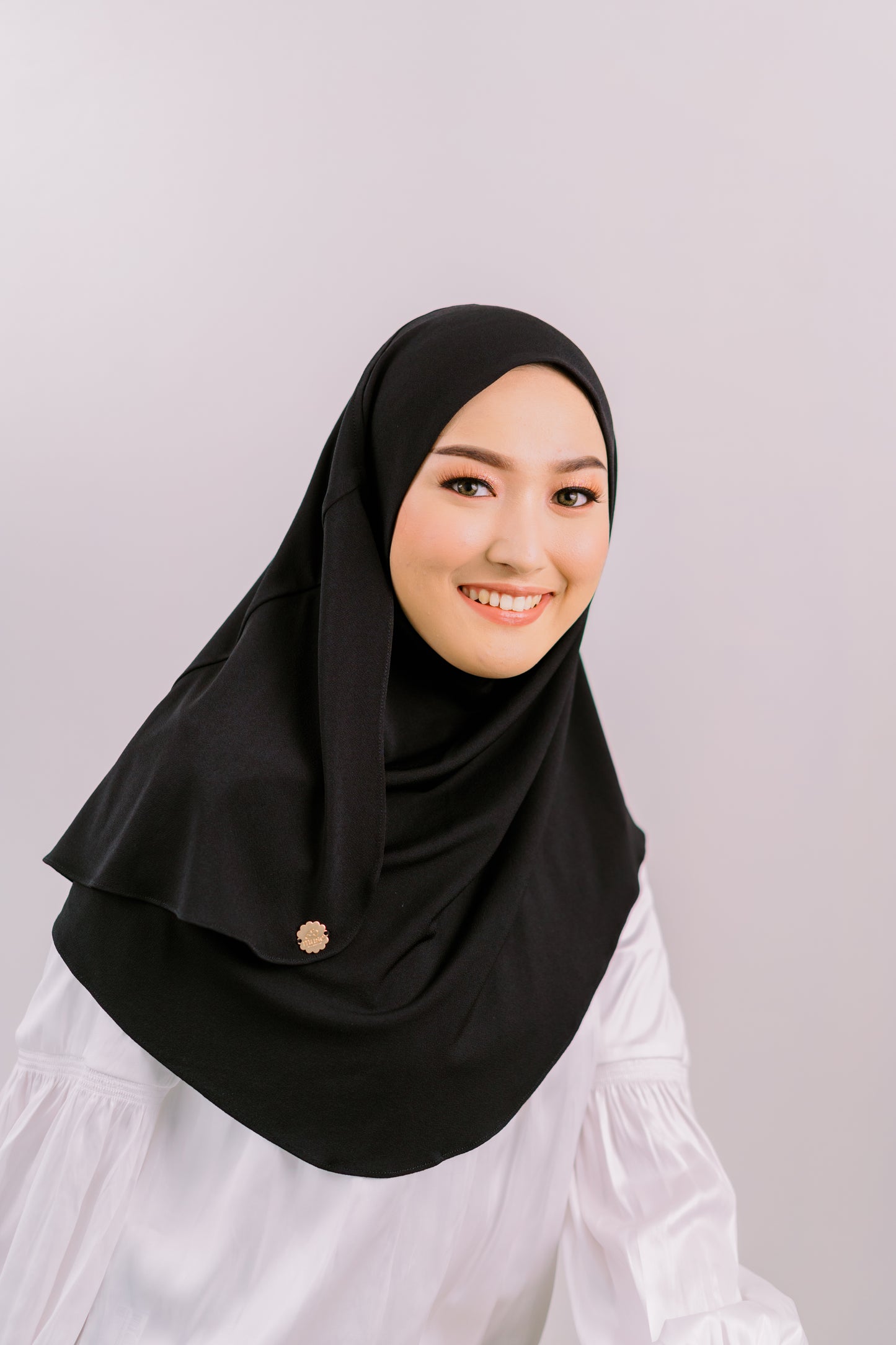 Ease Instant Hijab in Black