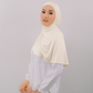 Felicity Semi- Instant Hijab in Light Cream