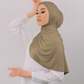 Felicity Semi- Instant Hijab in Mocha