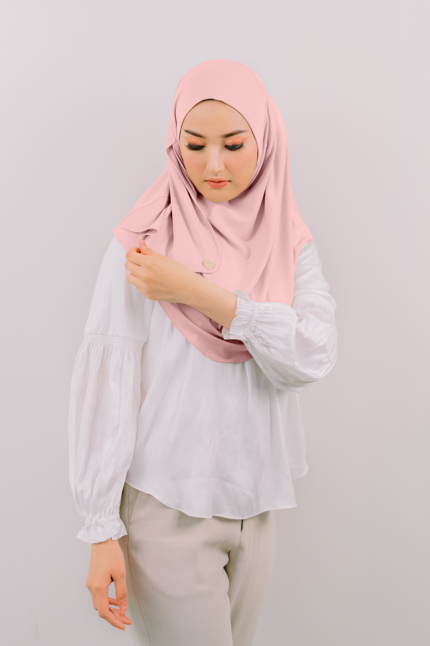 Ease Instant Hijab in Millenial Pink