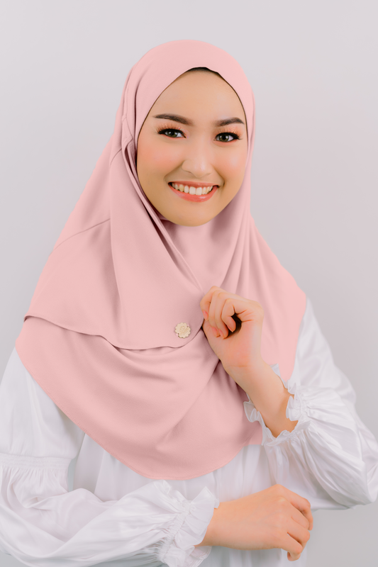 Ease Instant Hijab in Millenial Pink