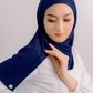 Felicity Semi- Instant Hijab in Navy Blue