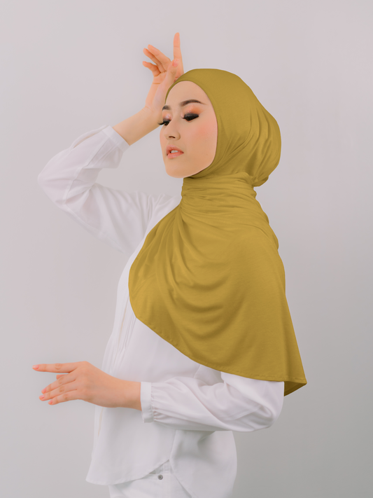 Felicity Semi- Instant Hijab in Sunflower