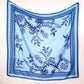 Indira Square in Sapphire Blue