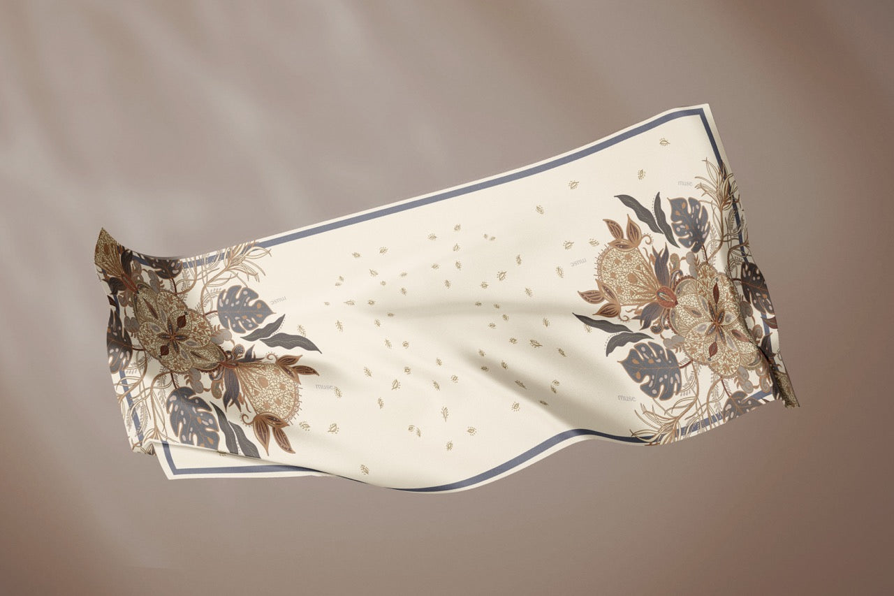Mahalina Shawl in Coriander